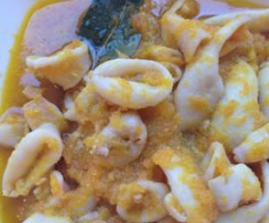 Calamari in crema di verdure