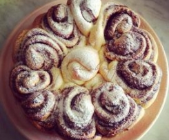 Torta di rose alla nutella