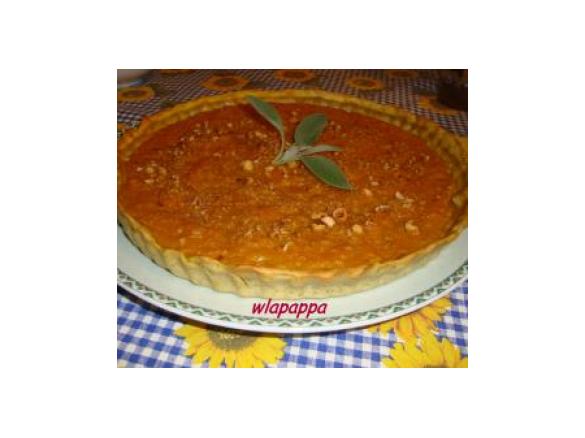 Torta salata con porri e zucca