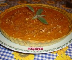 Torta salata con porri e zucca
