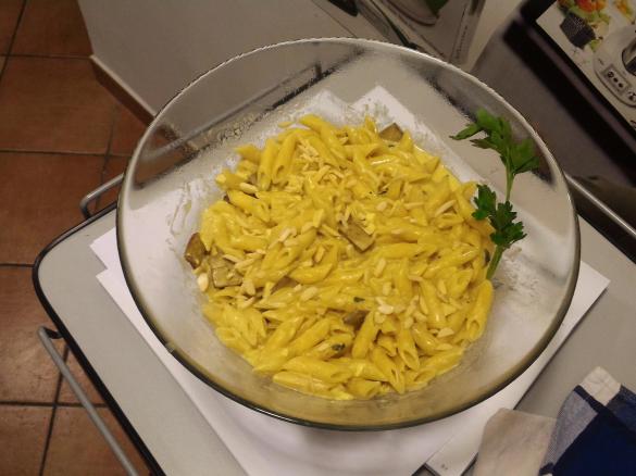 Penne risottate alla carbonara vegan