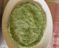 Frittata di asparagi di mare (salicornia)