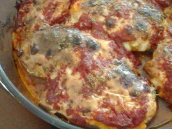 Barchette di melanzane ripiene vegetariane 