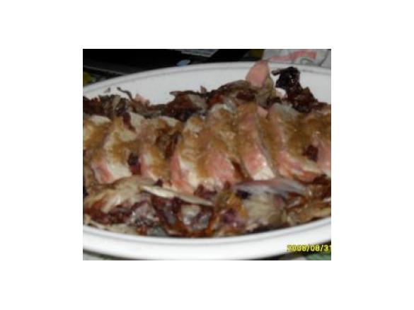 POLPETTONE DI TACCHINO CON RADICCNHIO