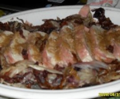 POLPETTONE DI TACCHINO CON RADICCNHIO