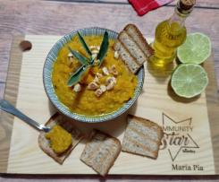 HUMMUS DI ZUCCA CON SALVIA E LIME