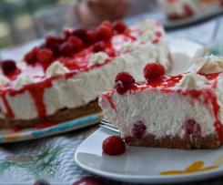 Cheesecake cocco-ricotta ai frutti rossi