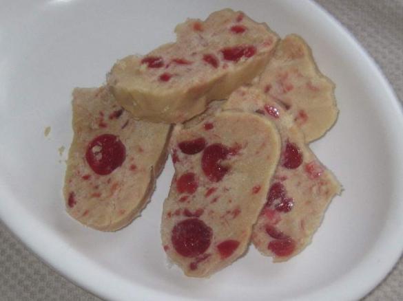 SALAME bianco con ciliegie