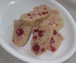 SALAME bianco con ciliegie