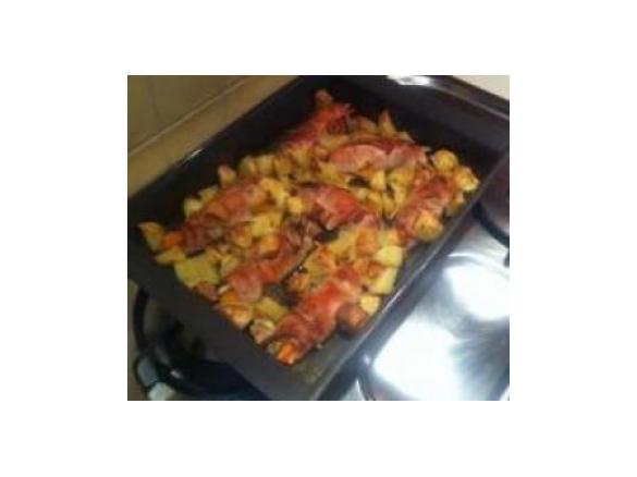 Involtini di tacchino con patate