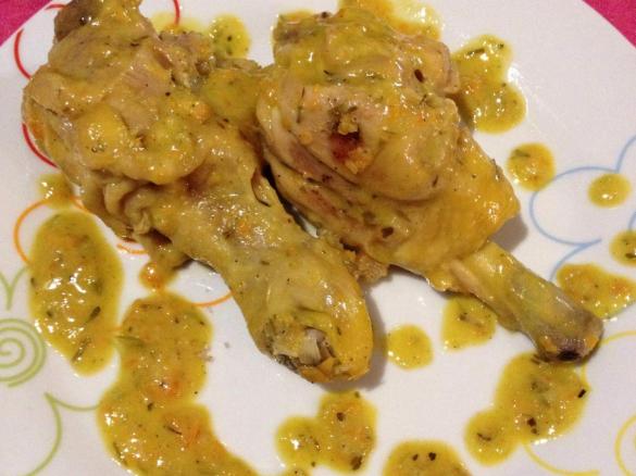 Cosce di pollo agli aromi