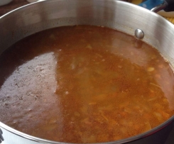 Zuppa di carciofi e lenticchie