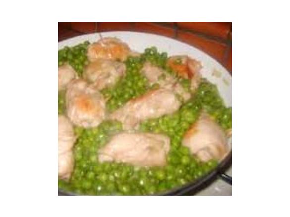 INVOLTINI DI POLLO CON PISELLI