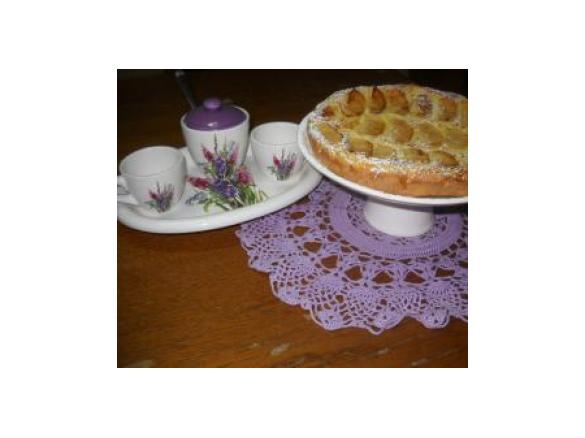 Crostata di mele e crema d' ananas