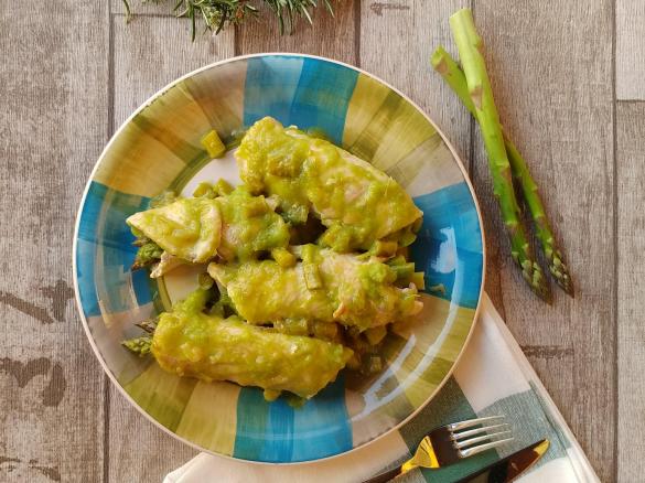 INVOLTINI DI TACCHINO CON ASPARAGI