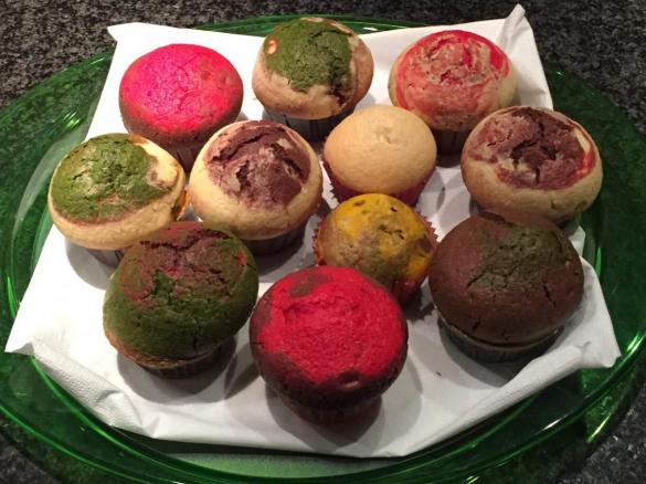 Muffin colorati