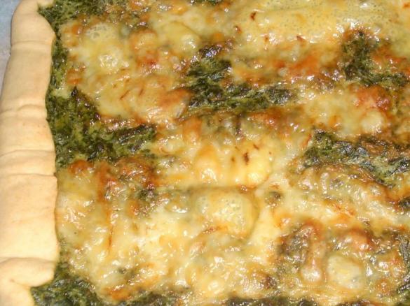 Torta con ricotta e spinaci