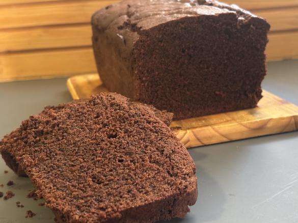 Plum-cake al cioccolato fondente