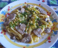 TAGLIATELLE AL MISTO DI  FUNGHI