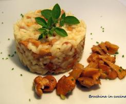 Risotto con funghi giallarelle o gallinacci "contest funghi"