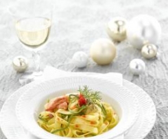 Tagliatelle all'astice con caviale rosso
