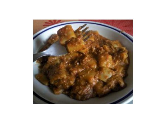 Mezzi rigatoni lenticchiati (pasta risottata)