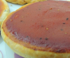 Pizzette a base di formaggio fresco