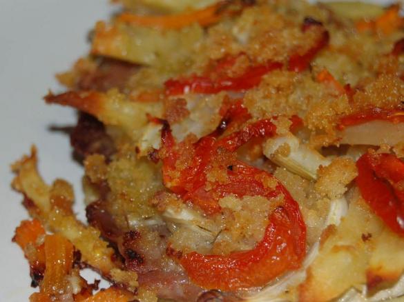 CARNE E VERDURE IN GRATIN