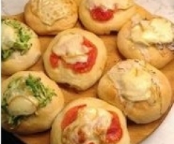 Focaccine  farcite(pasta madre)