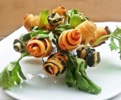 Bouquet salato di boccioli finger food
