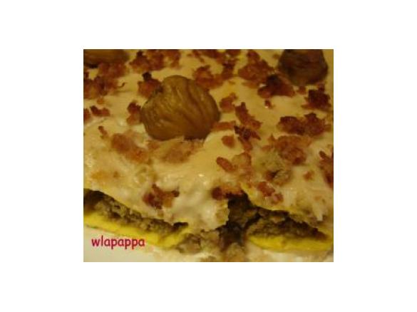 cannelloni gustosi con besciamella alle castagne