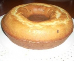 Ciambella profumata all'arancia con gocce di cioccolato