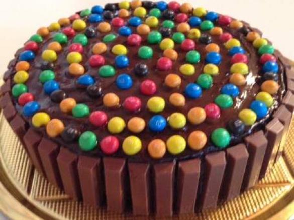 Torta di compleanno smarties