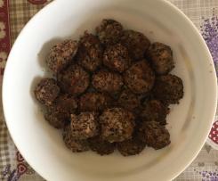 Polpettine di fagioli neri alle spezie miste-Contest legumi