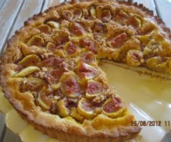 Crostata di fichi e zabaione