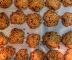 Cookies integrali arancia e cioccolato fondente