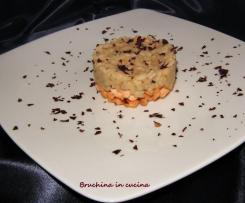 Risotto affumicato con salmone fresco e radicchio di Treviso