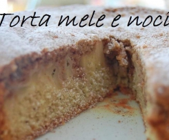 TORTA DI MELE E NOCI