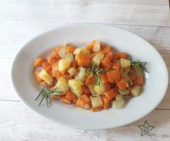 Zucca e patate al rosmarino sottovuoto