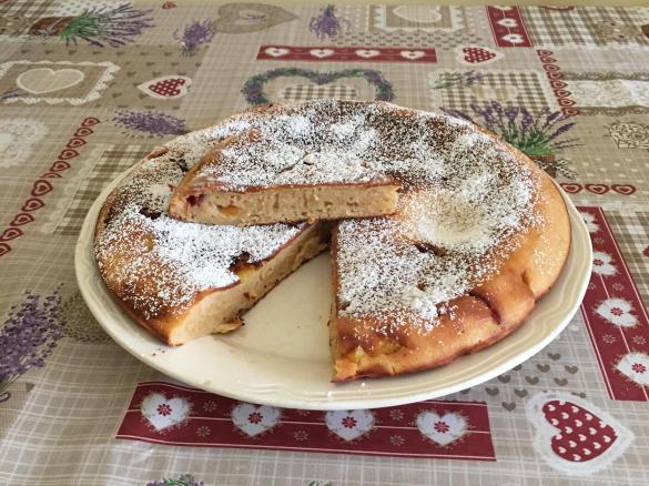 Torta in padella alle pesche-Contest pesche