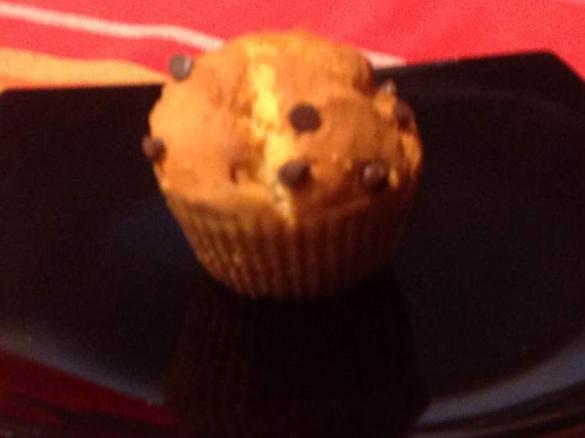 Muffin con gocce di cioccolato