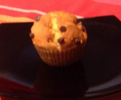 Muffin con gocce di cioccolato