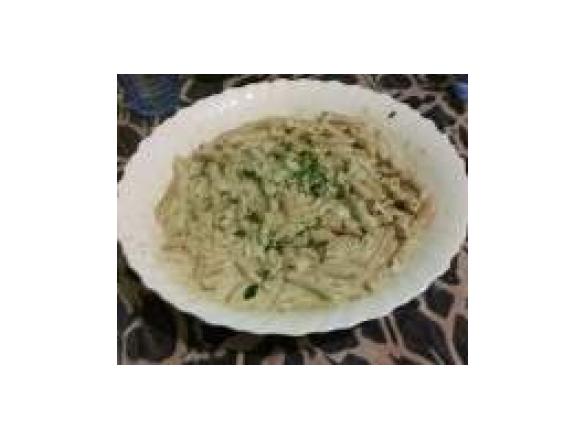 Pennette risottate con pesto di carciofi