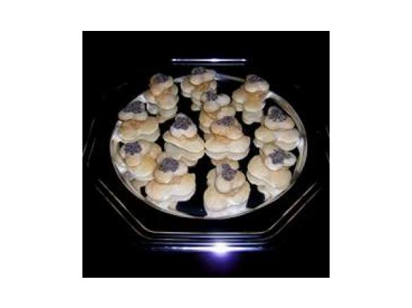 trifogli pinolati al papavero Finger food