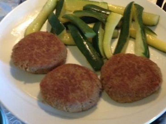Polpette di soia e zucchine al Varoma