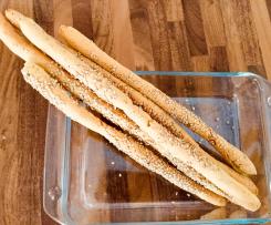 Grissini con farina di fave e semi di sesamo (dieta dei gruppi sanguigni)