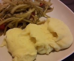 Purè Vegano con panna di soia e olio evo