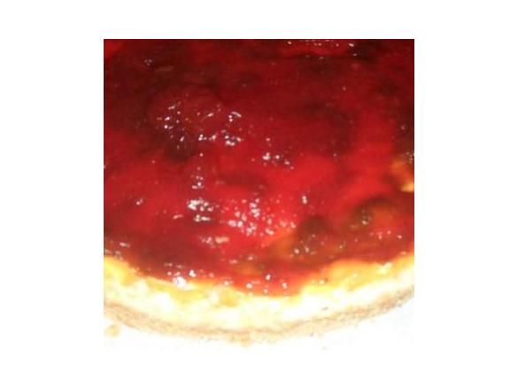 CHEESE-CAKE AL MASCARPONE E RICOTTA E MARMELLATA DI FRAGOLE