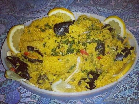 Paella de marisco