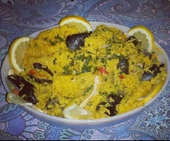 Paella de marisco